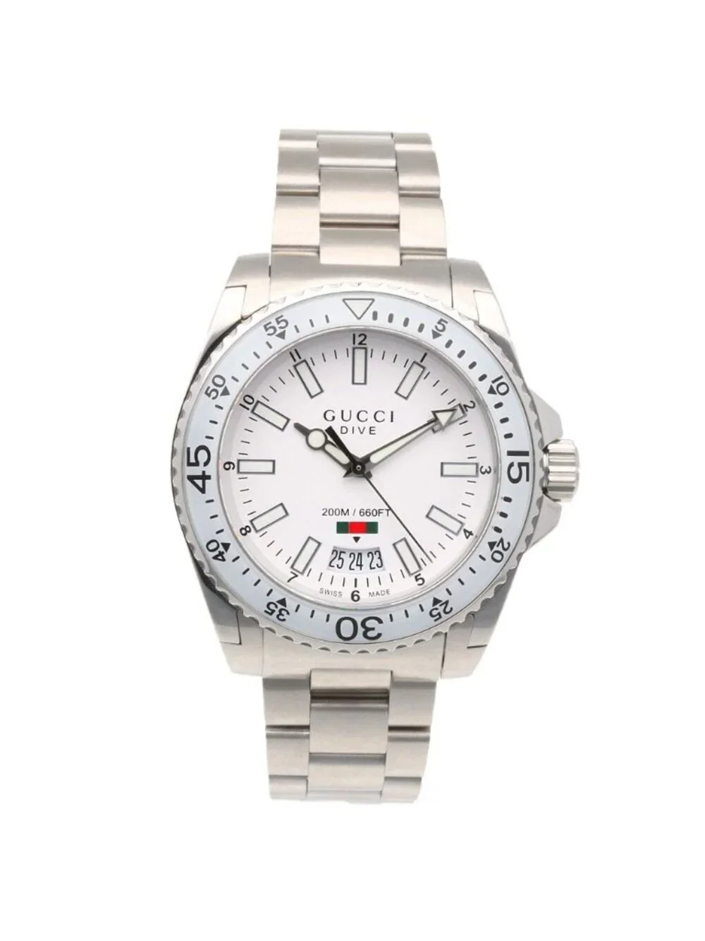 Gucci Dive Watch Stainless Steel 136.3 Quartz